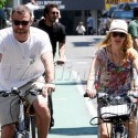 Naomi Watts And Liev Schrieber Biking Around NYC