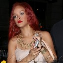 Rihanna Sports Long Lovely Locks