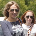 Tish Cyrus Out With Daughters