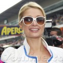 Paris Hilton Cheers On Her Racing Team In Barcelona