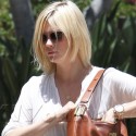 January Jones Pregnant And Shopping At Century City Mall