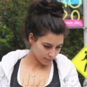 Kim Kardashian Goes To The Gym Makeup Free