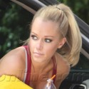 Kendra Wilkinson Checks Up On Her House