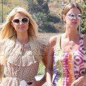 Paris Celebrates Her Single Girl Status With Nicky In Malibu