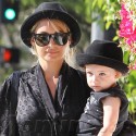 Nicole Richie And Her Kids Dress In Matching Black