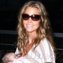 Denise Richards Takes New Baby Eloise Out In NYC