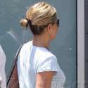 Jennifer Aniston Dons A Sexy Pair Of Cutoff Jean Shorts In LA