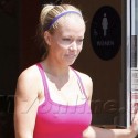 Kendra Wilkinson Looks Fit Walking Out Of McDonald's