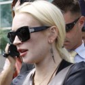 Linday Lohan Leaves Court