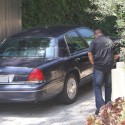 Officers Patrol Halle Berry's Property