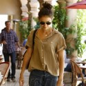 Katie Holmes Grabs Lunch At Bouchon Bistro
