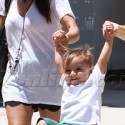 Kourtney Kardashian And Mason Have A Swingin' Good Time
