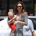 Miranda Kerr And Flynn Run Errands In LA