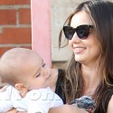 Miranda Kerr Takes Baby Flynn For A Ride