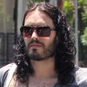 Russell Brand Grabs A Cold Coffee In LA