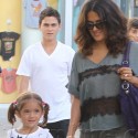 Salma Hayek And Valentina Hit The Mall