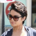 Vanessa Hudgens Fills Up Her Her Audi Convertible In LA