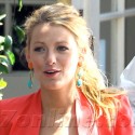 Blake Lively Films Gossip Girl In Beverly Hills