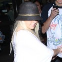 Christina Aguilera Arrives At LAX