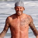 David Beckham Looks Beachin'