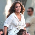 Jennifer Lopez On Set