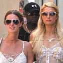 Paris And Nicky Hilton Stroll Through St. Tropez