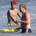 David Beckham And His Boys Horse Around In Malibu With Gordon Ramsey