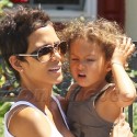 Halle Berry Picks Nahla Up From School 