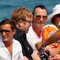 Elton John And Hubby David Furnish Take Their Son Zachary Levon To St. Tropez