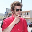 Andrew Garfield Hops On A Vespa