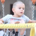 Kingston Rossdale Sports A Shaved Head