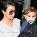 Kourtney And Kim Leave New York
