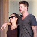 Miley And Liam Get Sushi