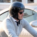David Beckham Rides His Motorcycle To Presidential Dinner