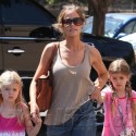 Denise Richards Takes Her Girls Shopping