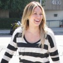 Hilary Duff Smiles At Pilates