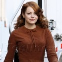 Emma Stone On Set For Gangster Squad