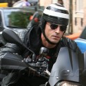 Justin Theroux Rides His Bike Though NYC