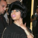 Nicki Minaj Goes Basic Black In NYC