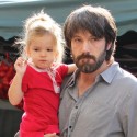 Ben Affleck At The Farmers Market With His Girls