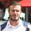 David Beckham Supports His Team At The Staples Center