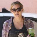 Hilary Duff Attends Pilates Class