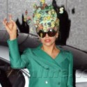 Lady Gaga Wears All-Green Ensemble