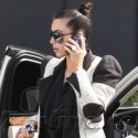 Kim Kardashian Wears Hair In A Wet Bun