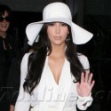 Kim Kardashian Wears White In NYC