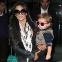 Kim Kardashian Hangs With Kourtney And Mason