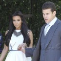 Kim Kardashian And Kris Humphries Get Ready To Tape Ellen