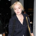 Lindsay Lohan Eats Out