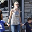 Sharon Stone Takes The Boys To Pinkberry