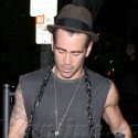 Colin Farrell Stops By Starbucks In West Hollywood